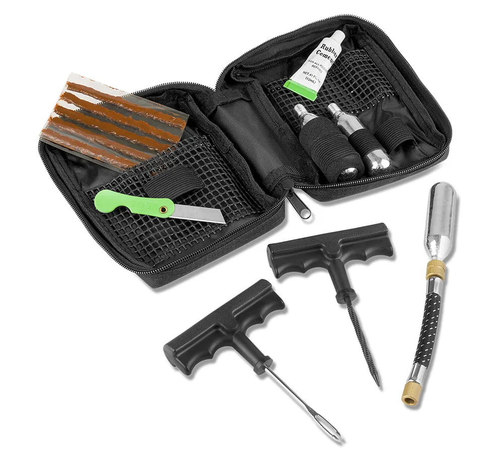 Kit portatif de réparation de pneus REDATS avec CO2 – mallette noire