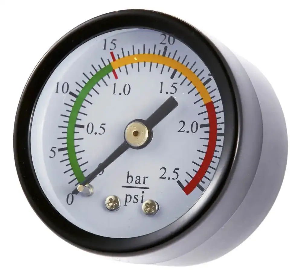 REDATS Manomètre D-110 pour extracteur d'huile - Échelle 0-2,5 bar — vue 2
