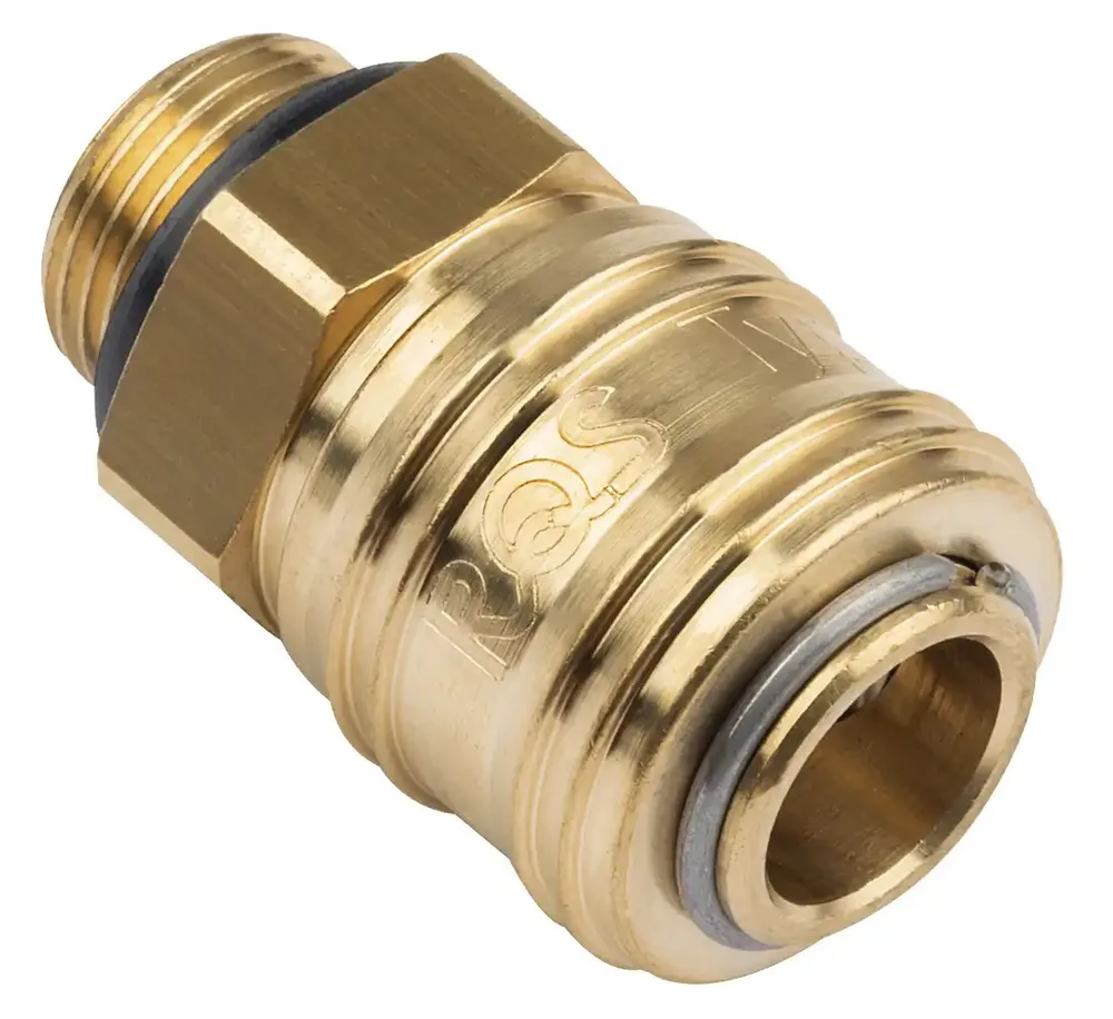 Raccord rapide pneumatique 3/8" mâle série 26 RQS