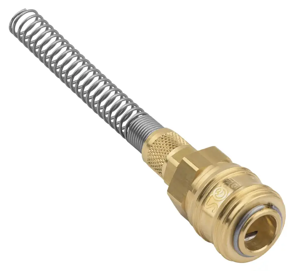 Raccord rapide RQS série 26 à ressort de protection - tuyau 6-8 mm