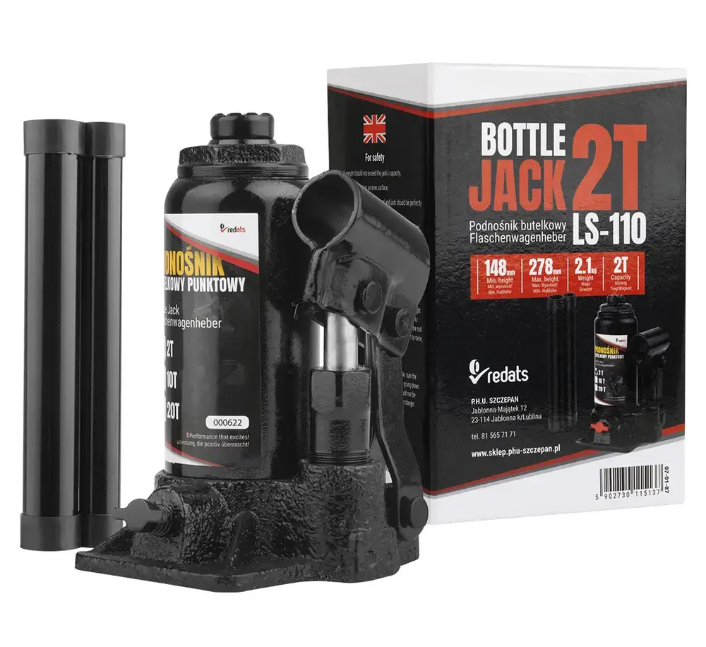 Cric bouteille REDATS LS-110 – 2 T — vue 2