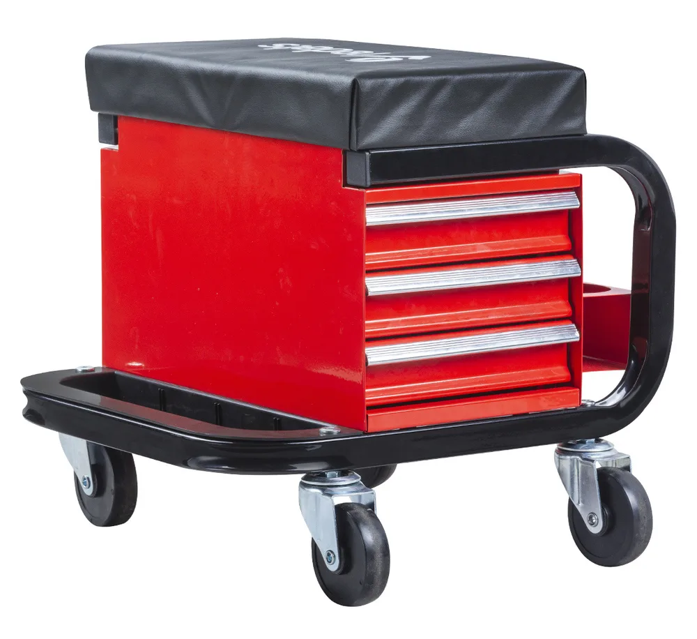 Tabouret d'atelier roulant REDATS avec tiroirs — vue 2