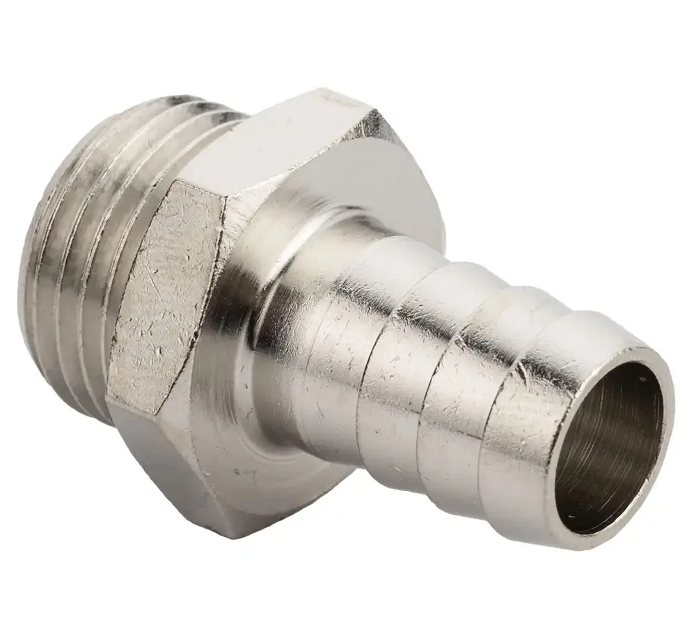 Raccord cannelé RQS tuyau 13 mm — filetage mâle 1/2" — vue 2