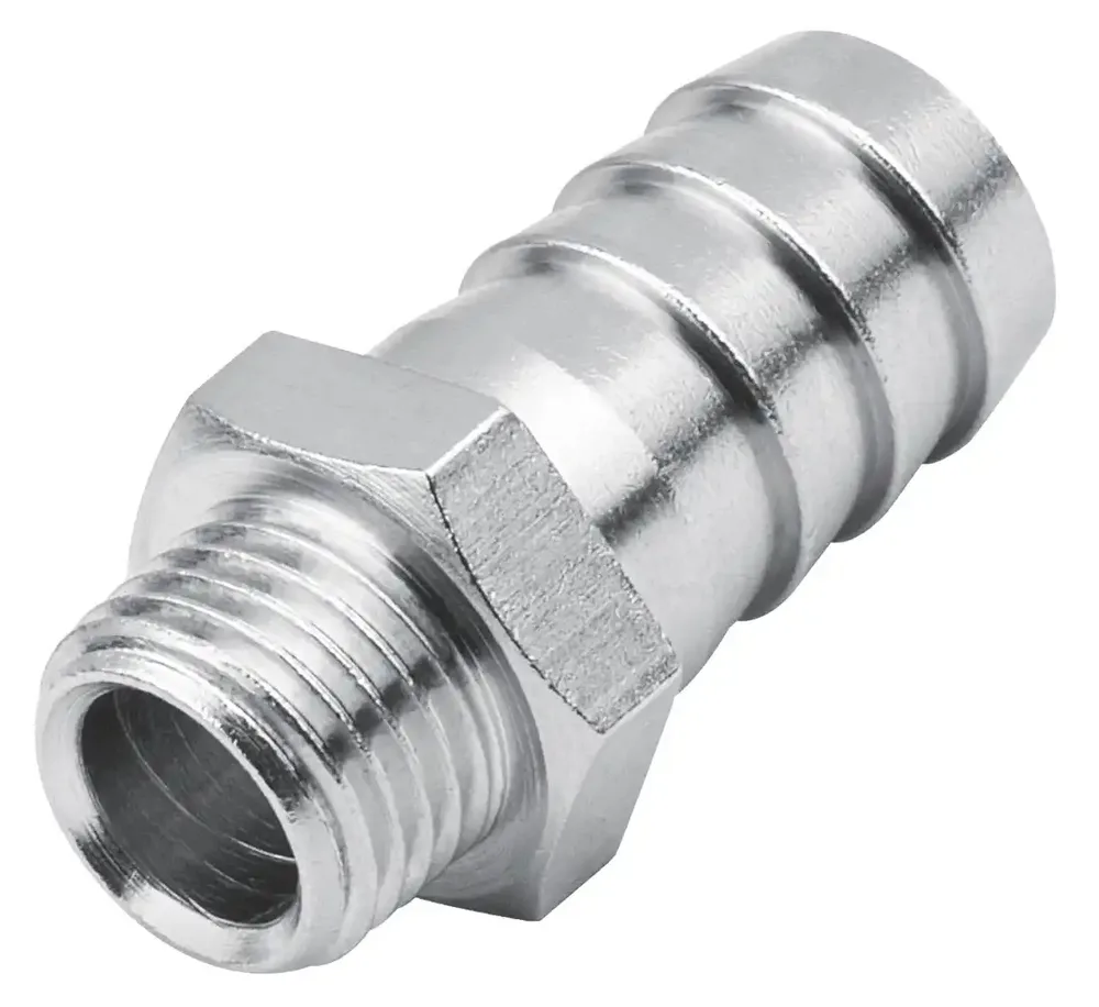 Raccord cannelé RQS tuyau 13 mm — filetage mâle 1/4" — vue 2