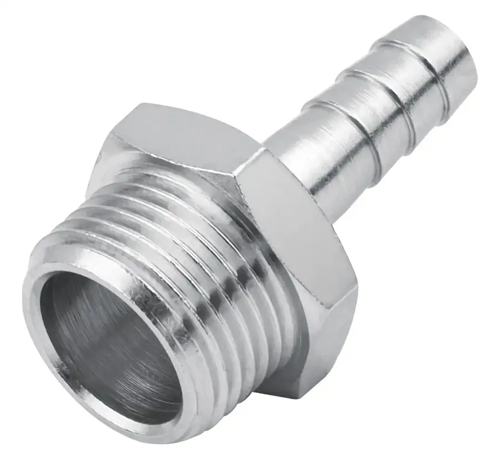 Raccord cannelé RQS tuyau 6 mm — filetage mâle 3/8" — vue 2