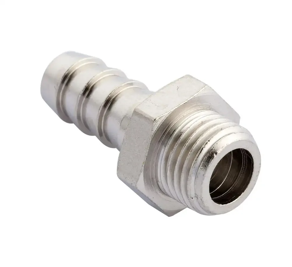 Raccord cannelé RQS tuyau 9 mm — filetage mâle 1/4" — vue 2