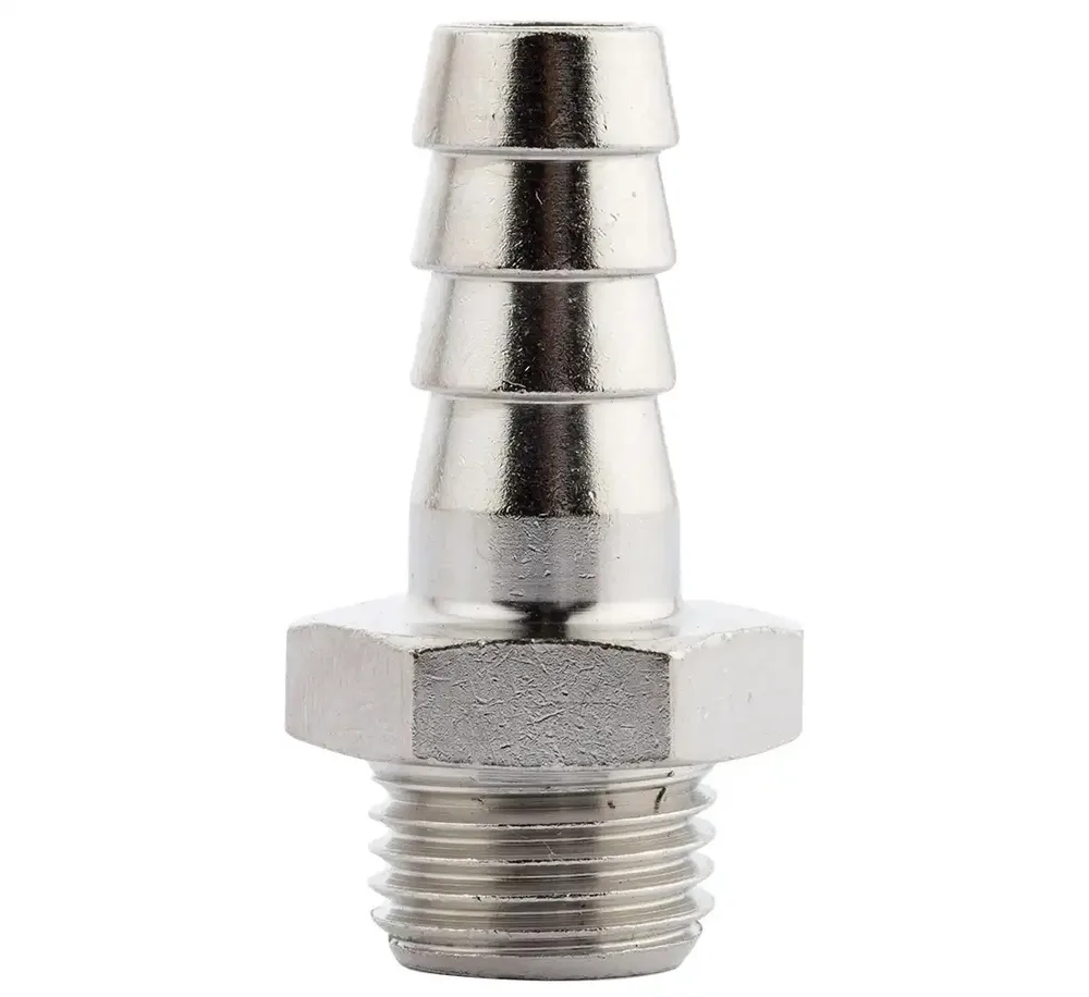 Raccord cannelé RQS tuyau 9 mm — filetage mâle 1/4" — vue 3