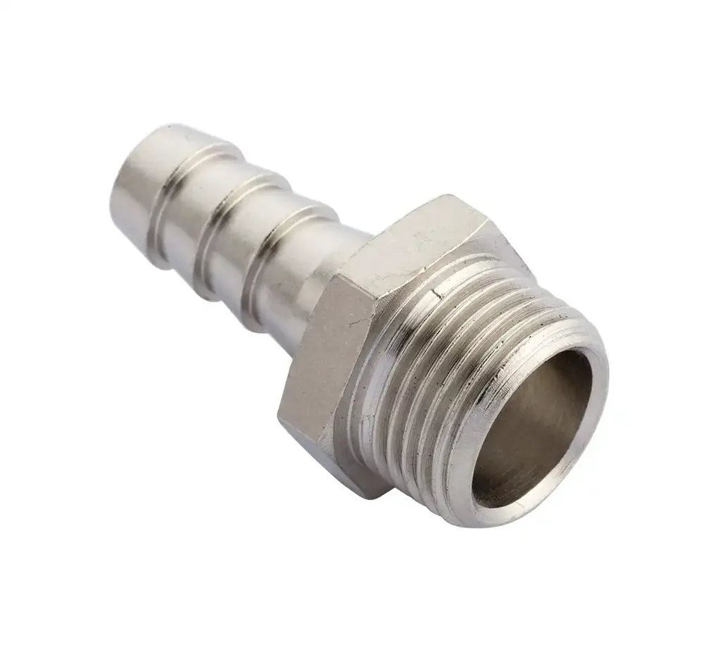 Raccord cannelé RQS tuyau 9 mm — filetage mâle 3/8" — vue 2