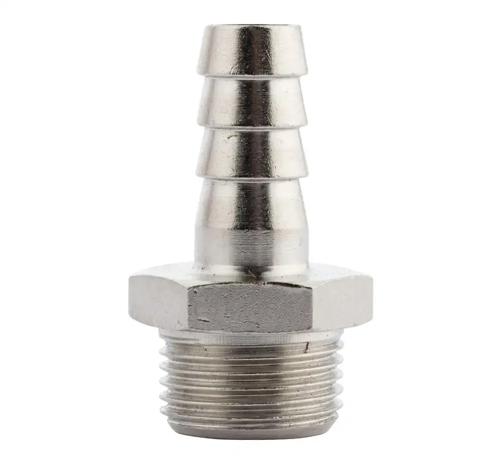 Raccord cannelé RQS tuyau 9 mm — filetage mâle 3/8" — vue 3