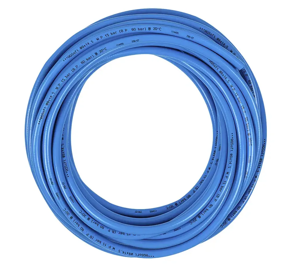 Tuyau pneumatique droit RQSoft polyuréthane 9,0x14,5 mm — 20 m — vue 2