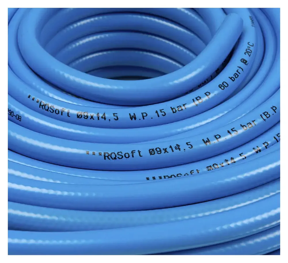 Tuyau pneumatique droit RQSoft polyuréthane 9,0x14,5 mm — 50 m — vue 4