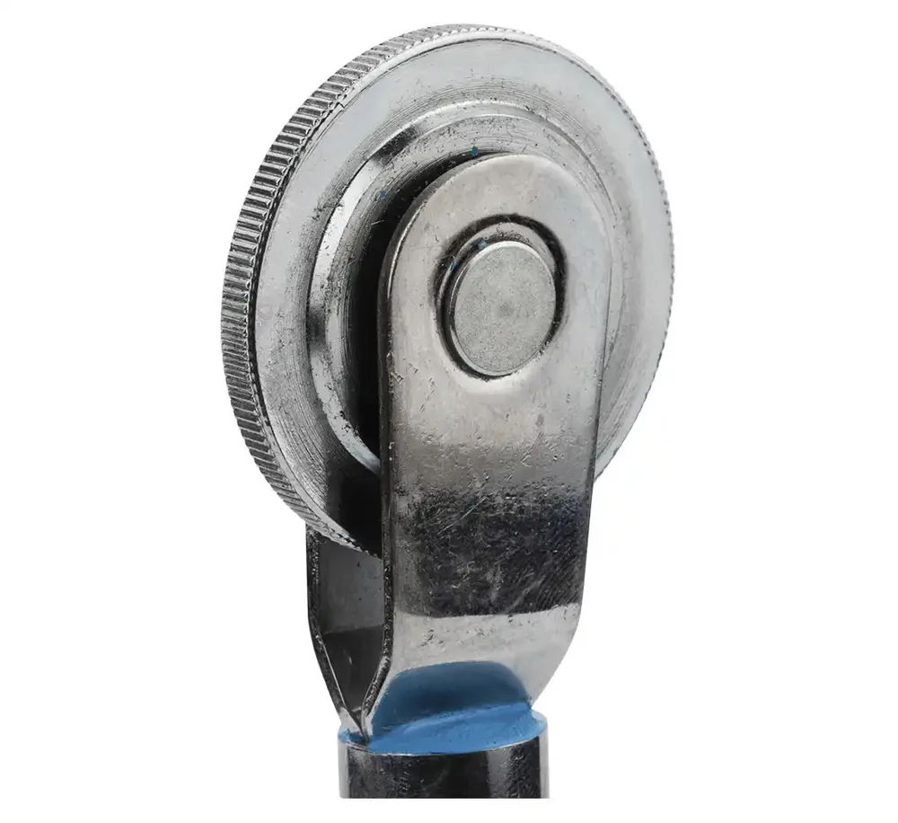 Rouleau de pression 4 mm REDATS manche bois bleu — vue 3