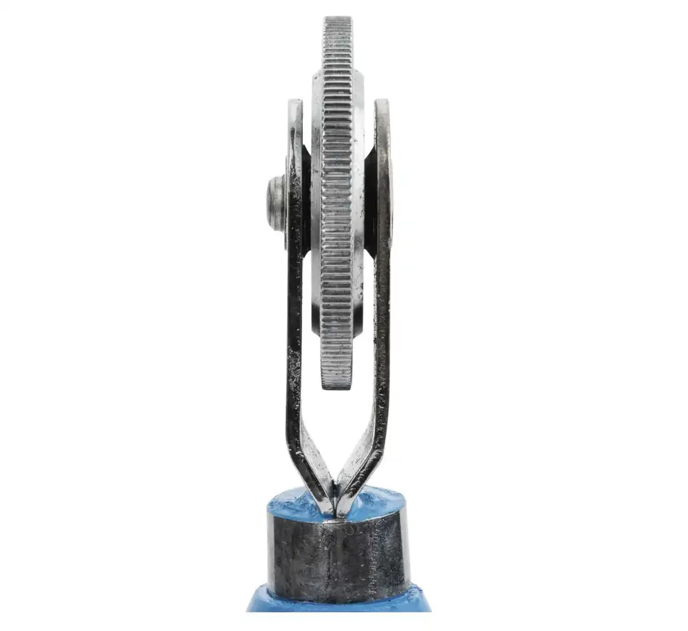 Rouleau de pression 4 mm REDATS manche bois bleu — vue 4