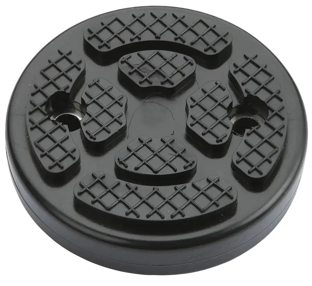 Tampon caoutchouc REDATS pour pont élévateur 120×30 mm avec 2 trous