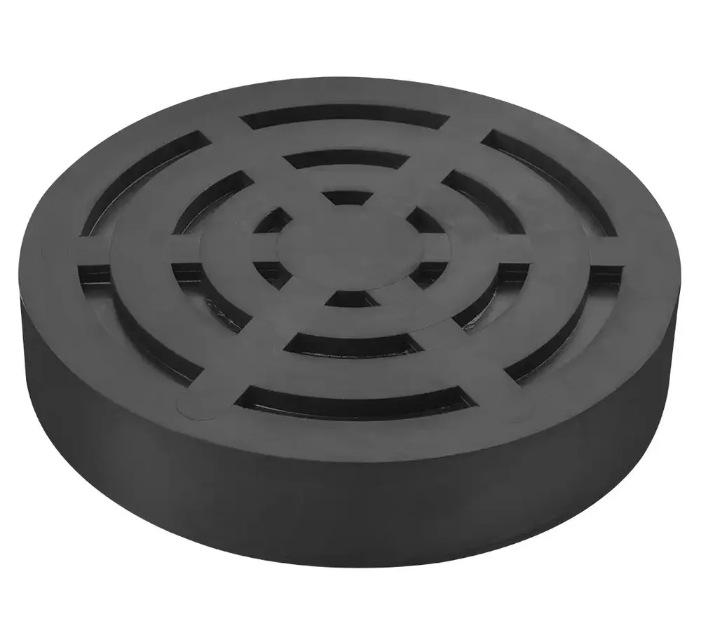 Tampon caoutchouc REDATS pour pont élévateur 2 colonnes — bras 110 mm (130×110×26 mm)