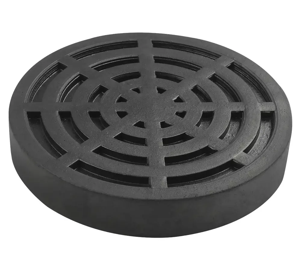 Tampon caoutchouc REDATS pour pont élévateur 2 colonnes — bras 130 mm (140×130×26 mm)