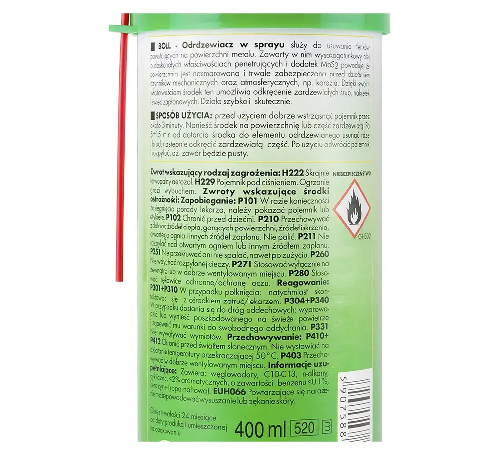BOLL Dégraippant anti-rouille 400ml — vue 5
