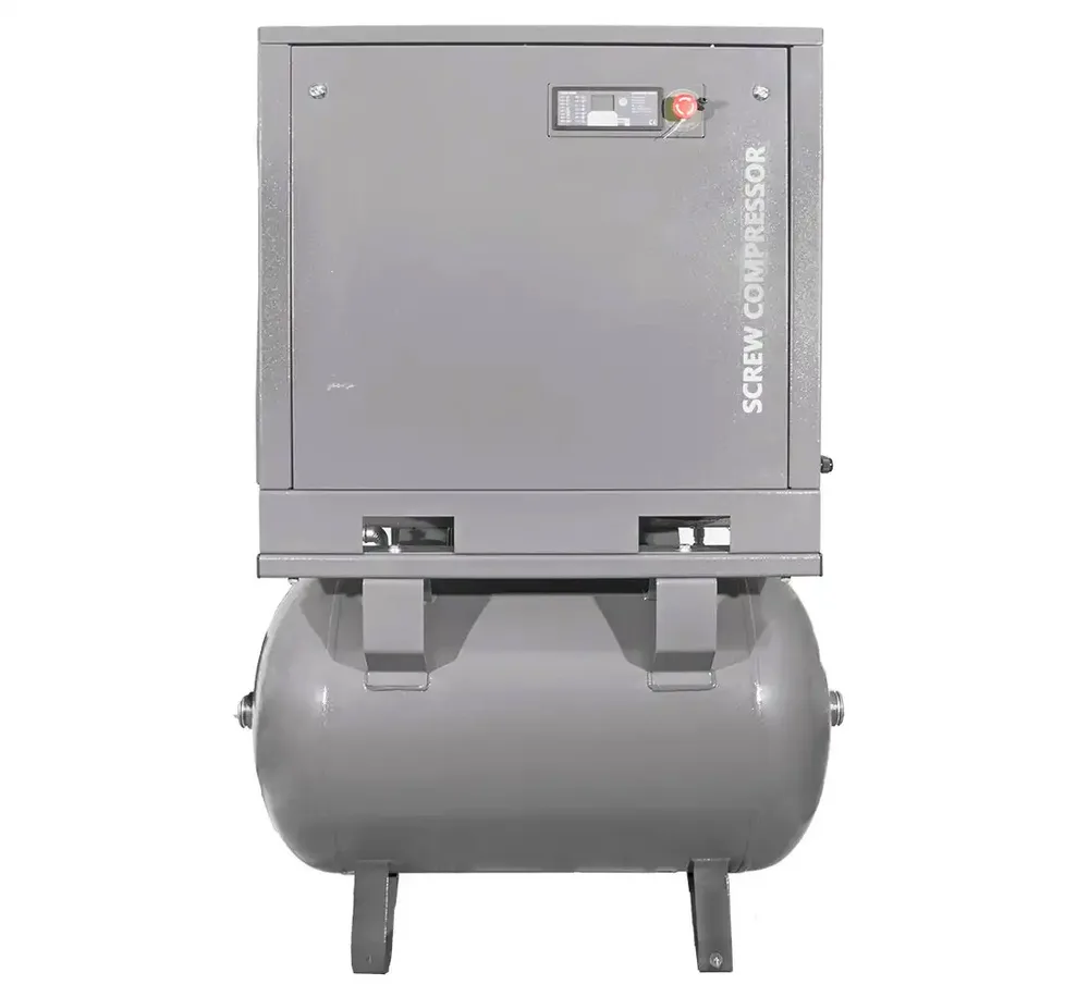 Compresseur à vis WALTER avec sécheur - 270 L 5,5 kW 10 bar