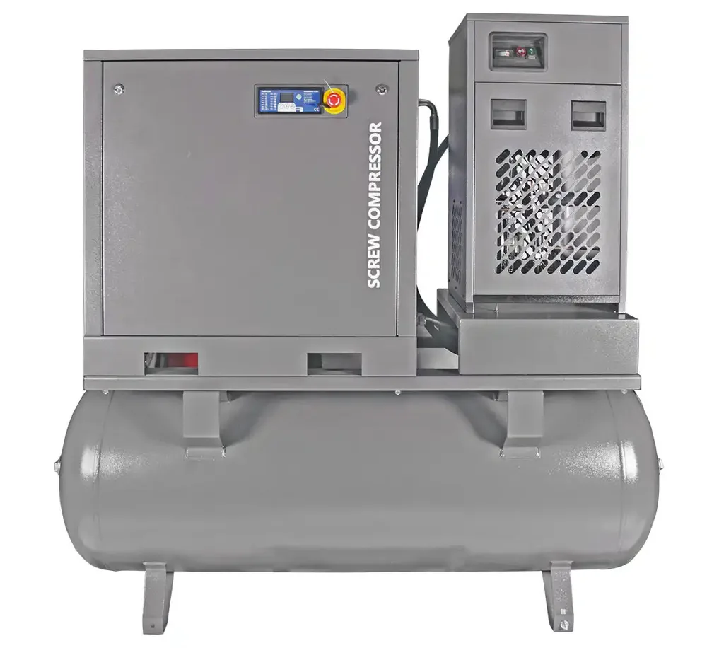 Compresseur à vis WALTER avec sécheur - 500 L 7,5 kW 10 bar