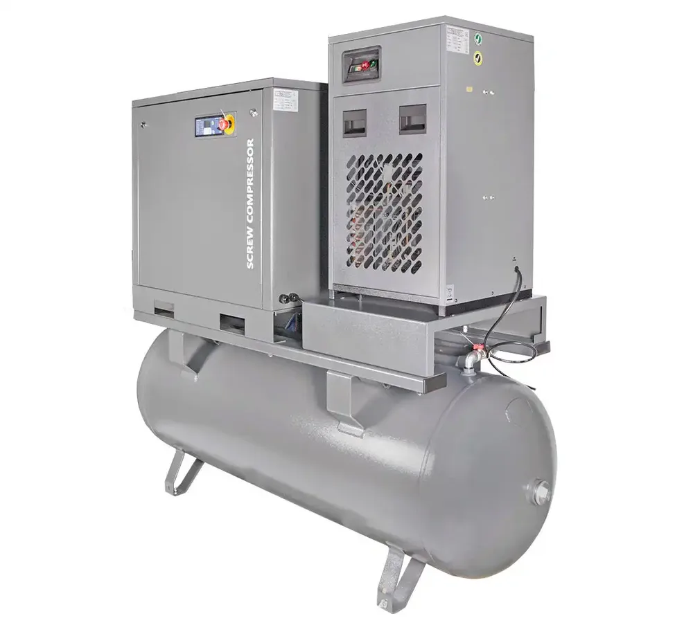 Compresseur à vis WALTER avec sécheur - 500 L 7,5 kW 10 bar — vue 2