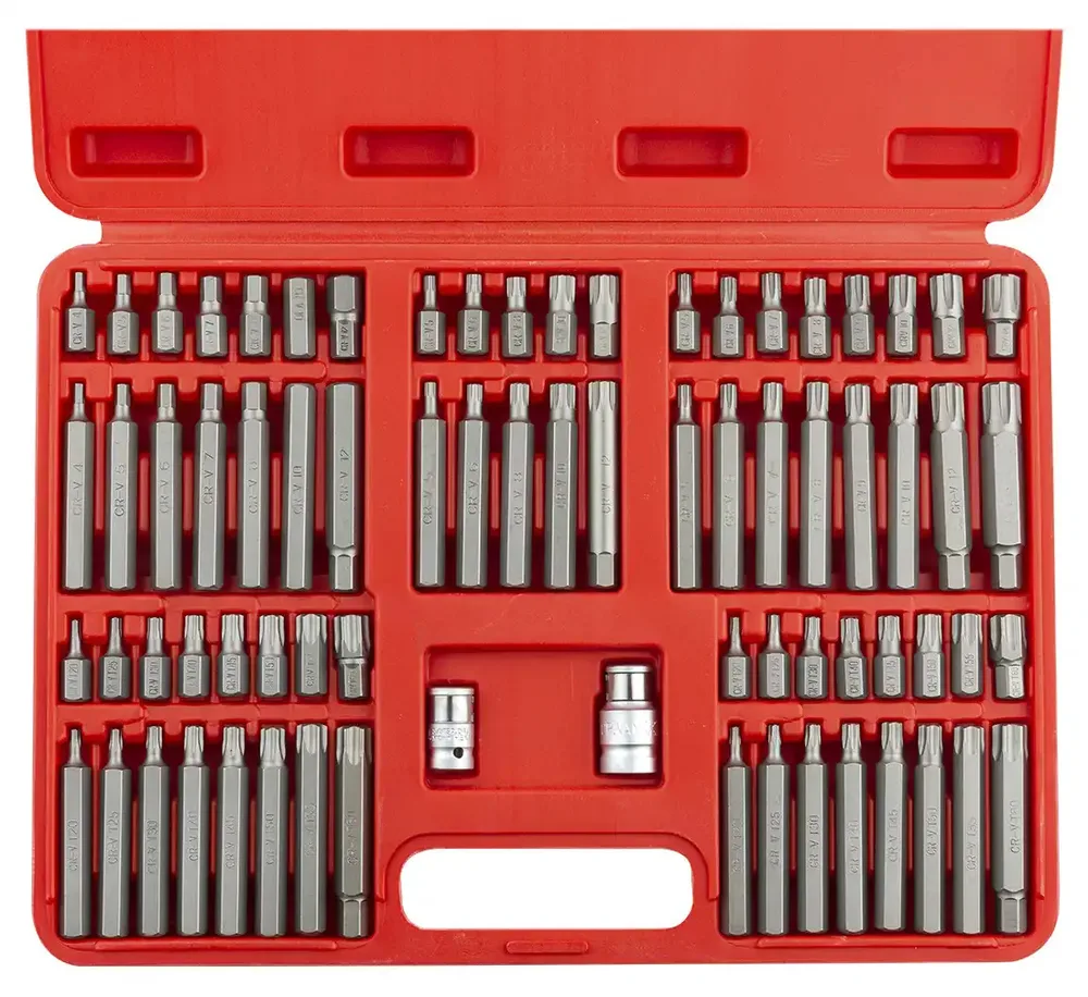 REDATS Assortiment 74 bits de tournevis - Torx, Ribe, Allen, Spline — vue 4