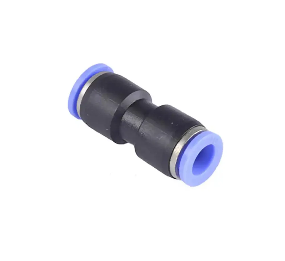 Raccord instantané droit traversant TEKMA pour tuyau 4 mm