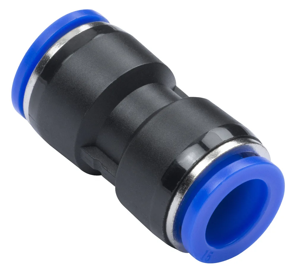 Raccord instantané droit traversant REDATS pour tuyau 15 mm
