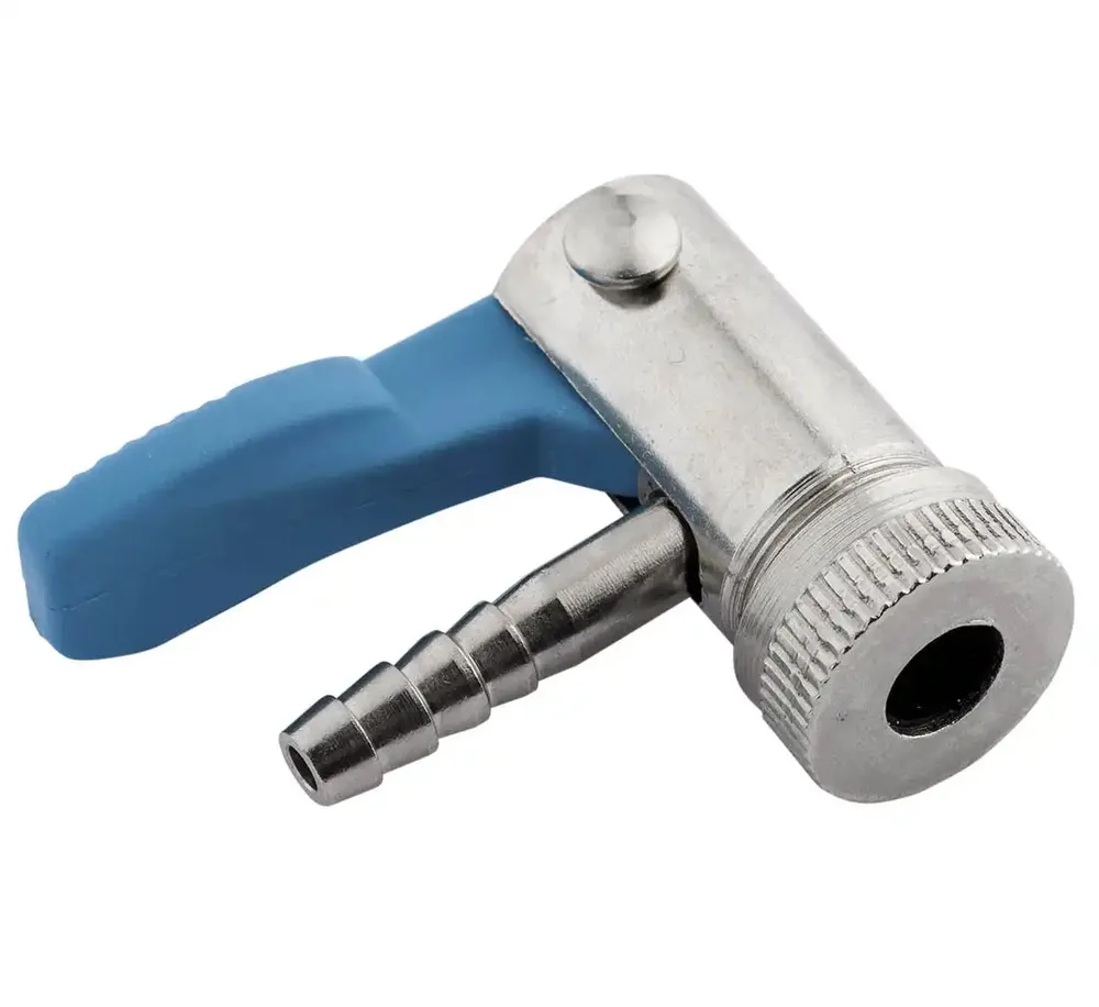 Embout de gonflage à clip 6 mm - bleu — vue 3