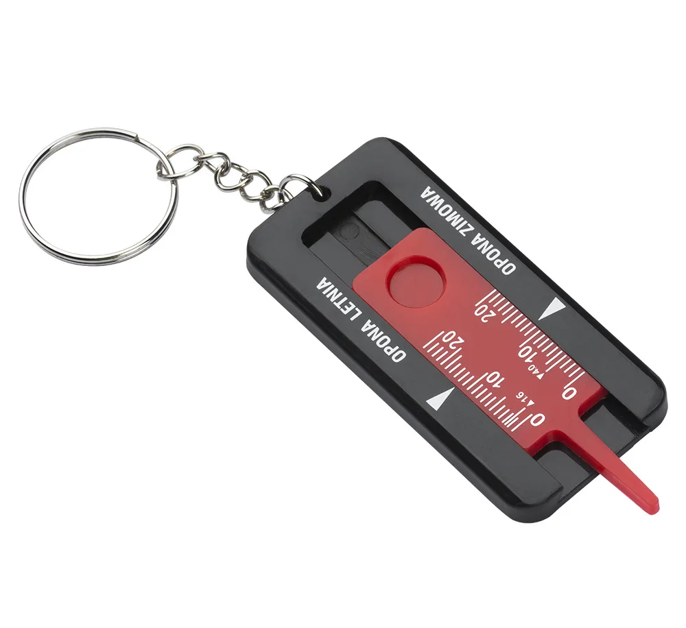 Porte-clés jauge de profondeur de pneu - noir — vue 5