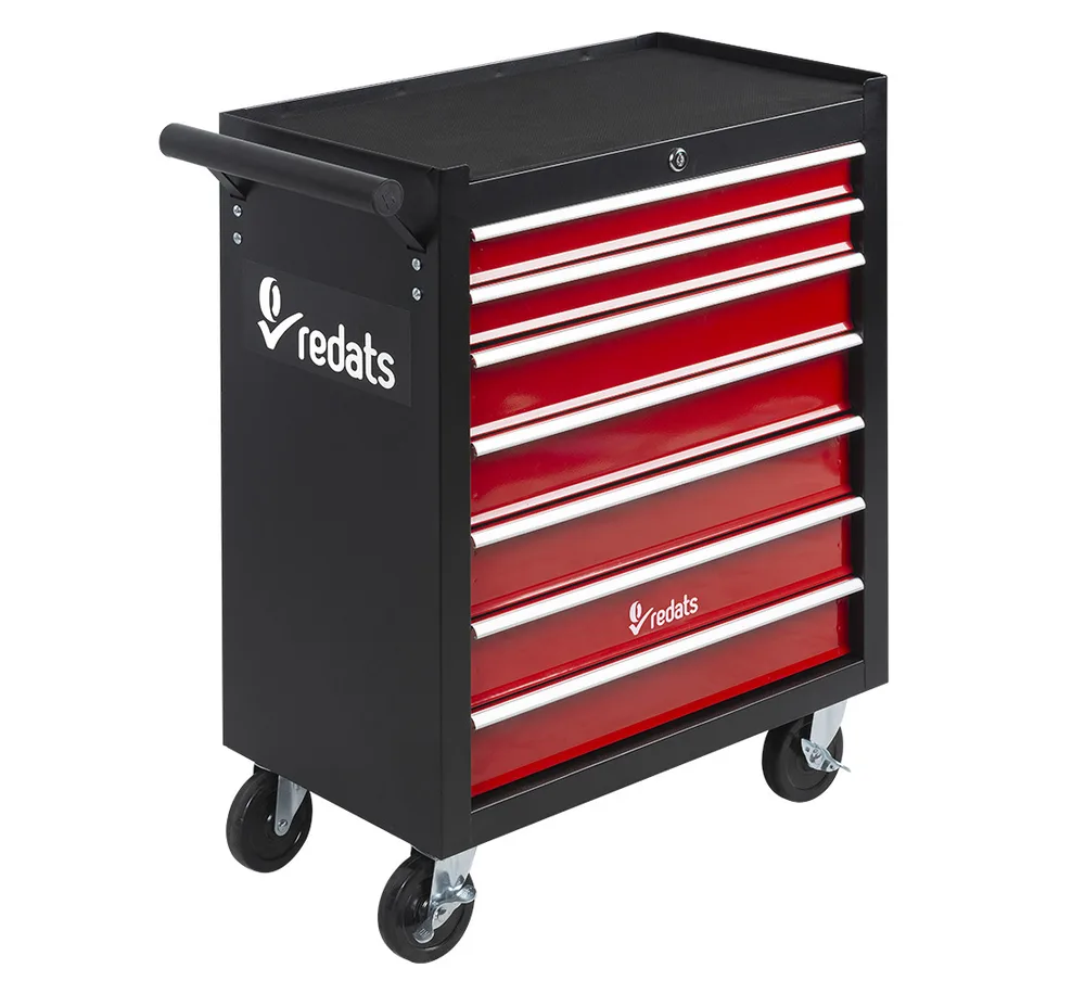 Coffre à outils REDATS COMPACT 7 tiroirs — vide, noir