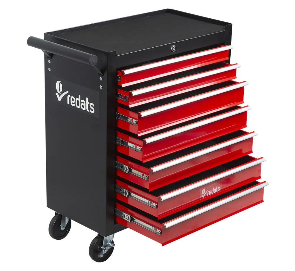 Coffre à outils REDATS COMPACT 7 tiroirs — vide, noir — vue 2