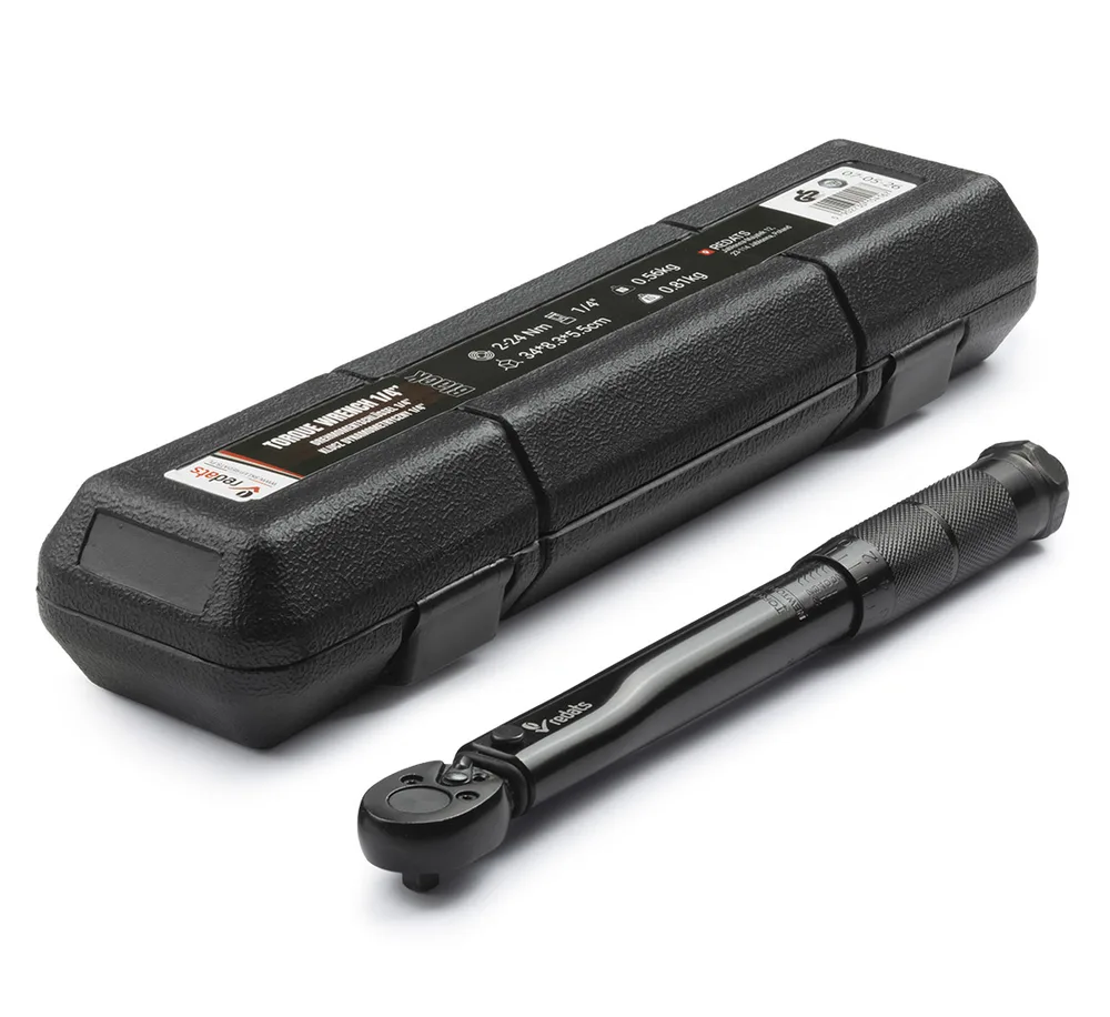 Clé dynamométrique REDATS 1/4" 2-24 Nm noire