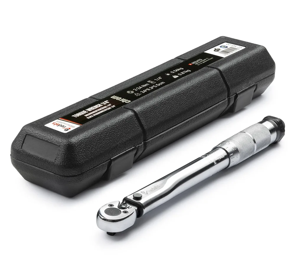 Clé dynamométrique REDATS 1/4" 2-24 Nm chromée