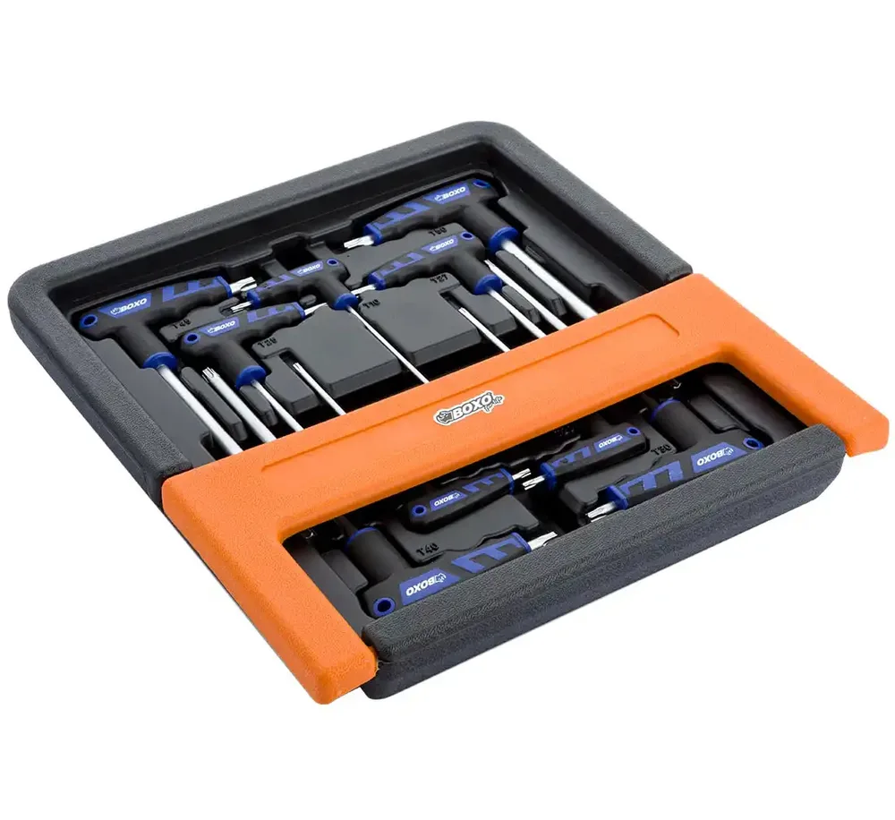 Clés Torx à poignée en T BOXO 9 pièces avec support — vue 3