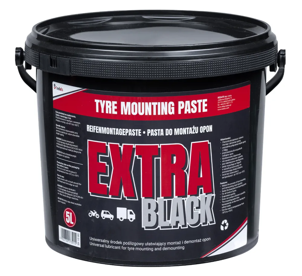 Pâte de montage pneu EXTRA Black 5 kg - REDATS