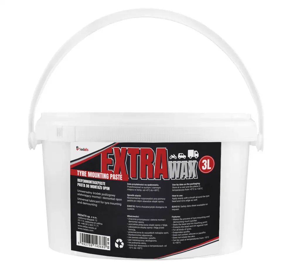 Pâte de montage pneu EXTRA Wax 3 kg - REDATS — vue 2