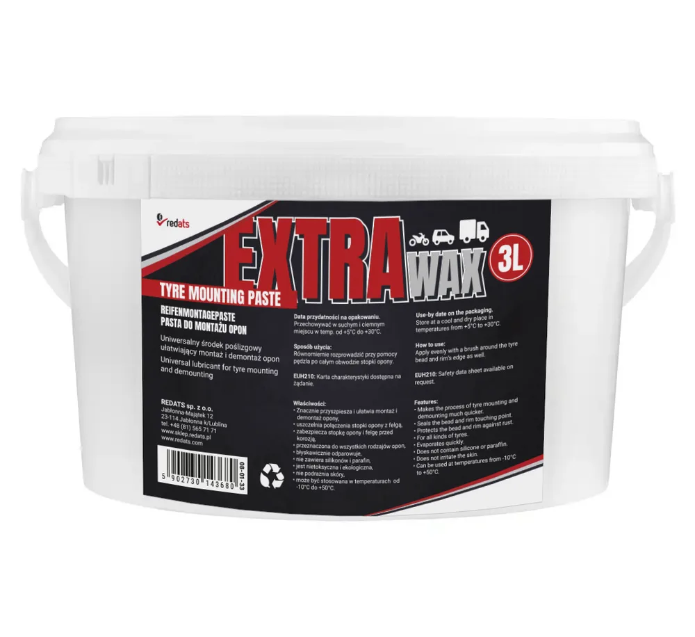 Pâte de montage pneu EXTRA Wax 3 kg - REDATS — vue 5