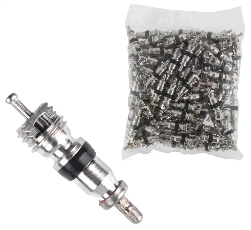 Obus valve pneu REDATS 100 pièces nickelé résistance corrosion