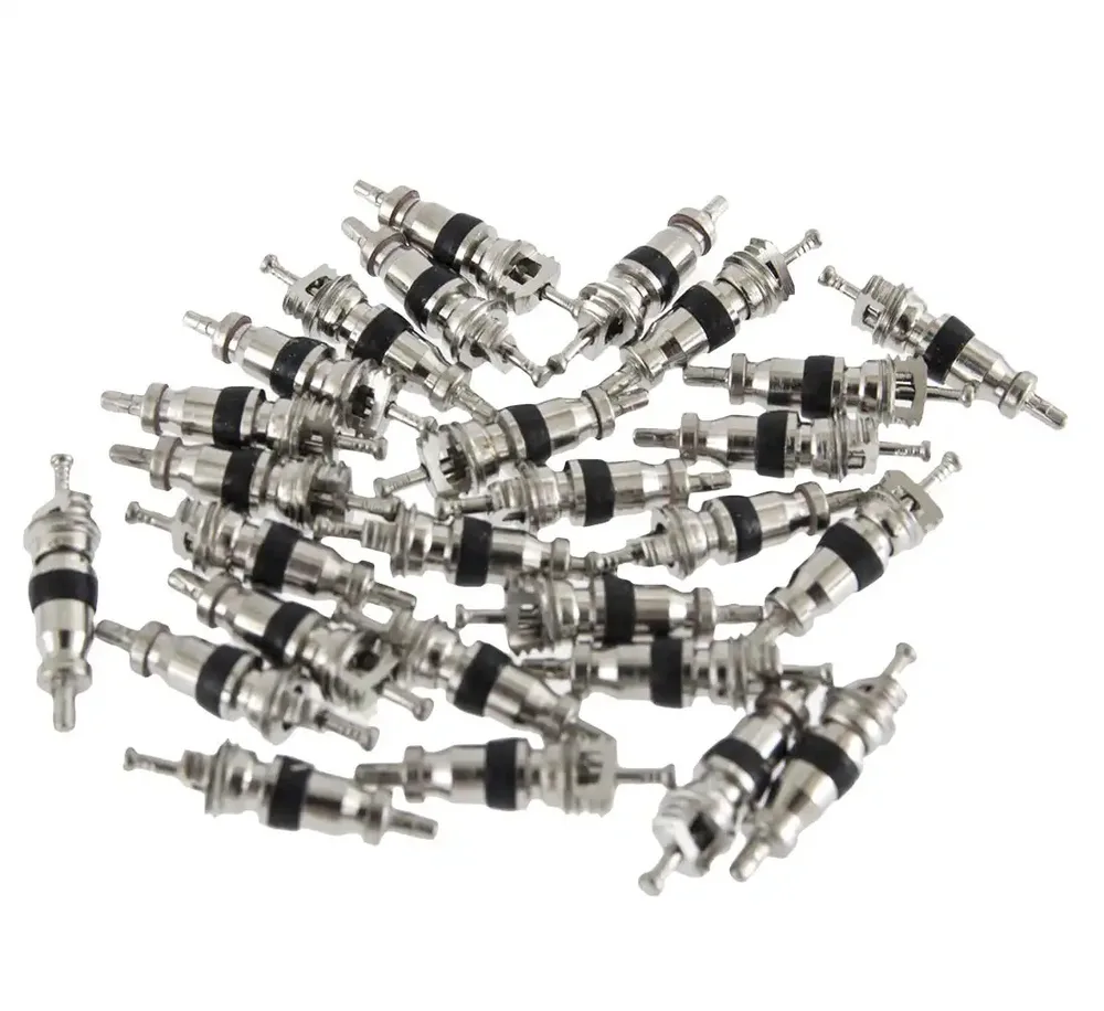Obus valve pneu REDATS 100 pièces nickelé résistance corrosion — vue 2