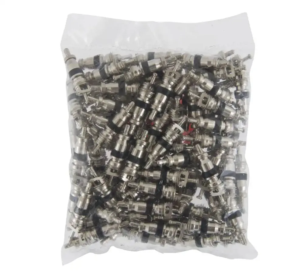 Obus valve pneu REDATS 100 pièces nickelé résistance corrosion — vue 3
