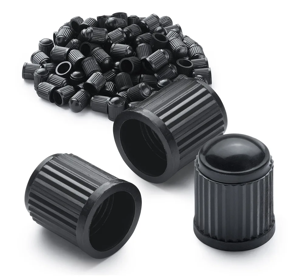 REDATS Bouchons de valve noirs - 100 pièces