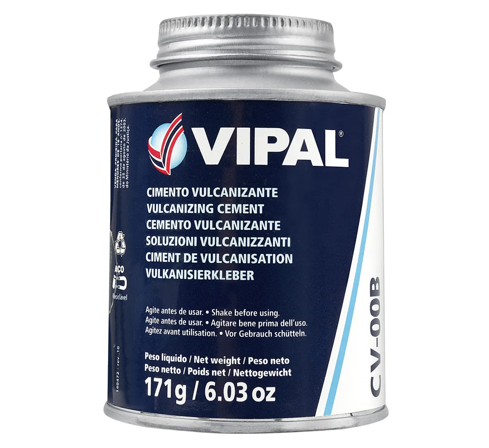Colle vulcanisante Vipal CV00B Bleue - 225 ml (avec pinceau) — vue 3