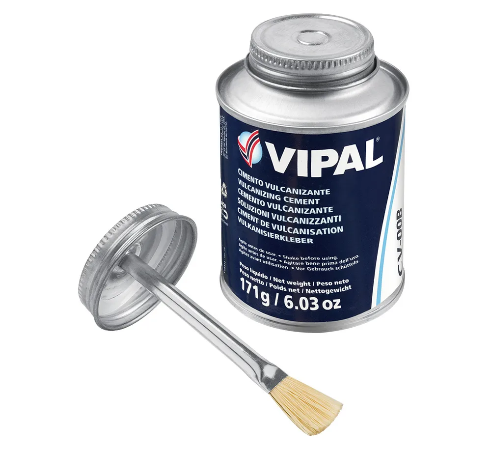 Colle vulcanisante Vipal CV00B Bleue - 225 ml (avec pinceau) — vue 4