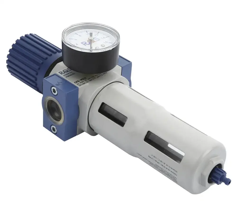 Séparateur d'eau RQS 3/4" avec manomètre — vue 3