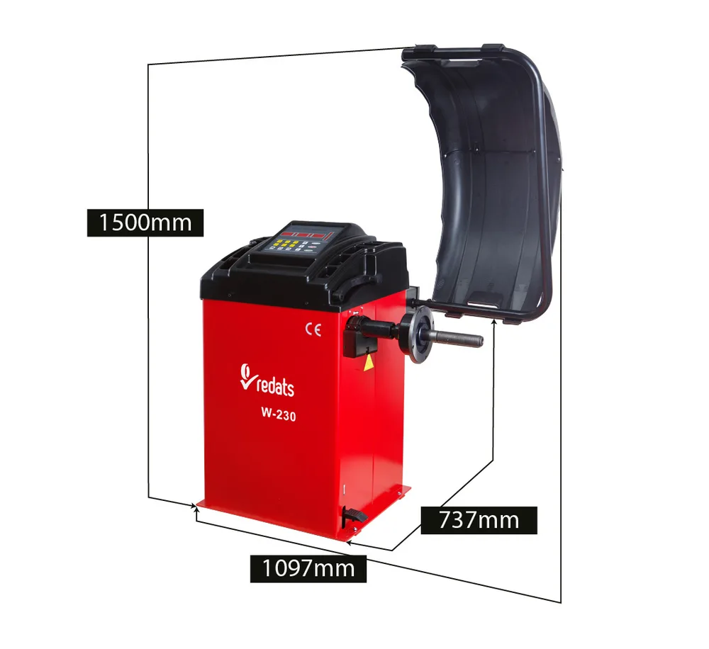 Équilibreuse automatique REDATS W-230 à laser — vue 2
