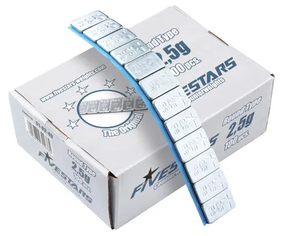 Fivestars Masses adhésives acier 01-02-49, 2.5g Boîte ronde