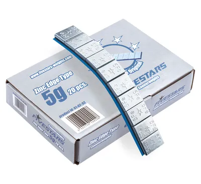 Fivestars Masses adhésives acier 01-02-93, 5g Zinc