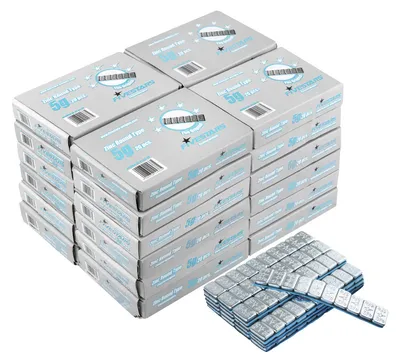 Masses d'équilibrage adhésives FIVESTARS FS rondes zinguées 5 g - 480 pièces