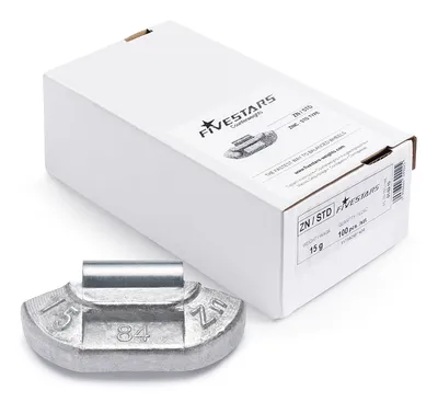 Contrepoids zinguées 15G - 100 pièces