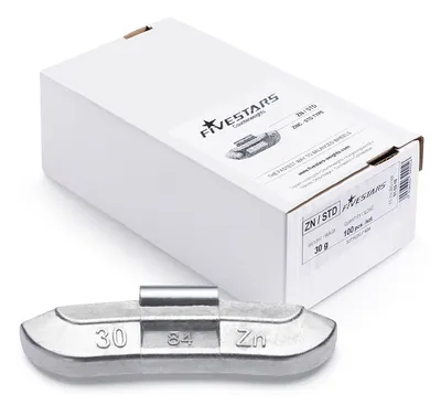 Contrepoids zinguées 30G - 100 pièces